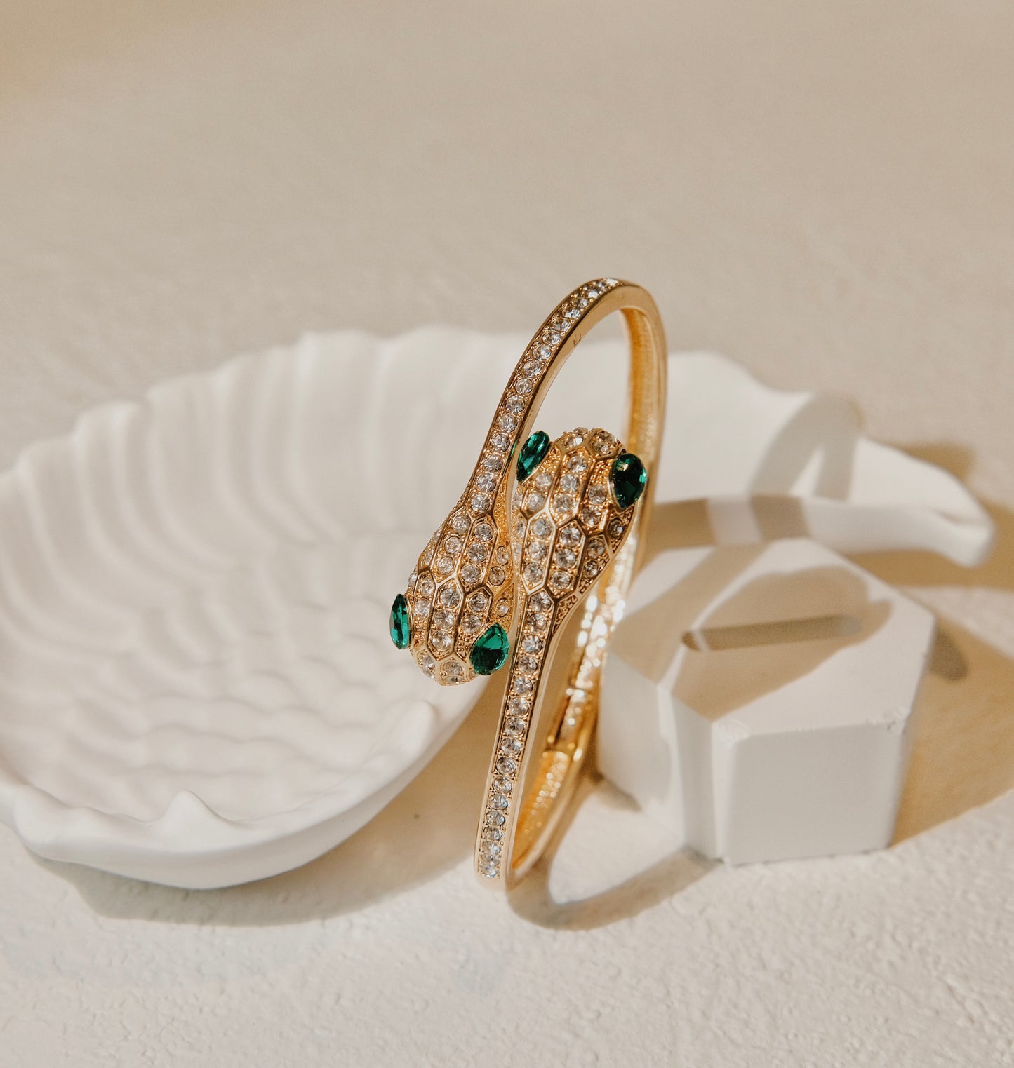 Serpent Diamond - Encrusted Bracelet