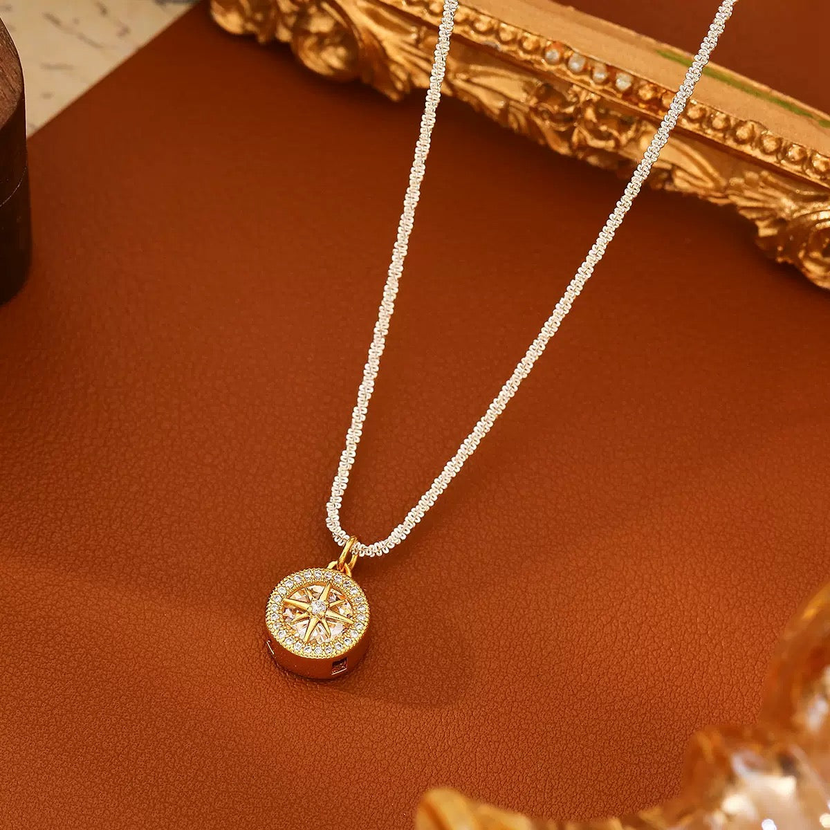Compass Star Diamond Necklace