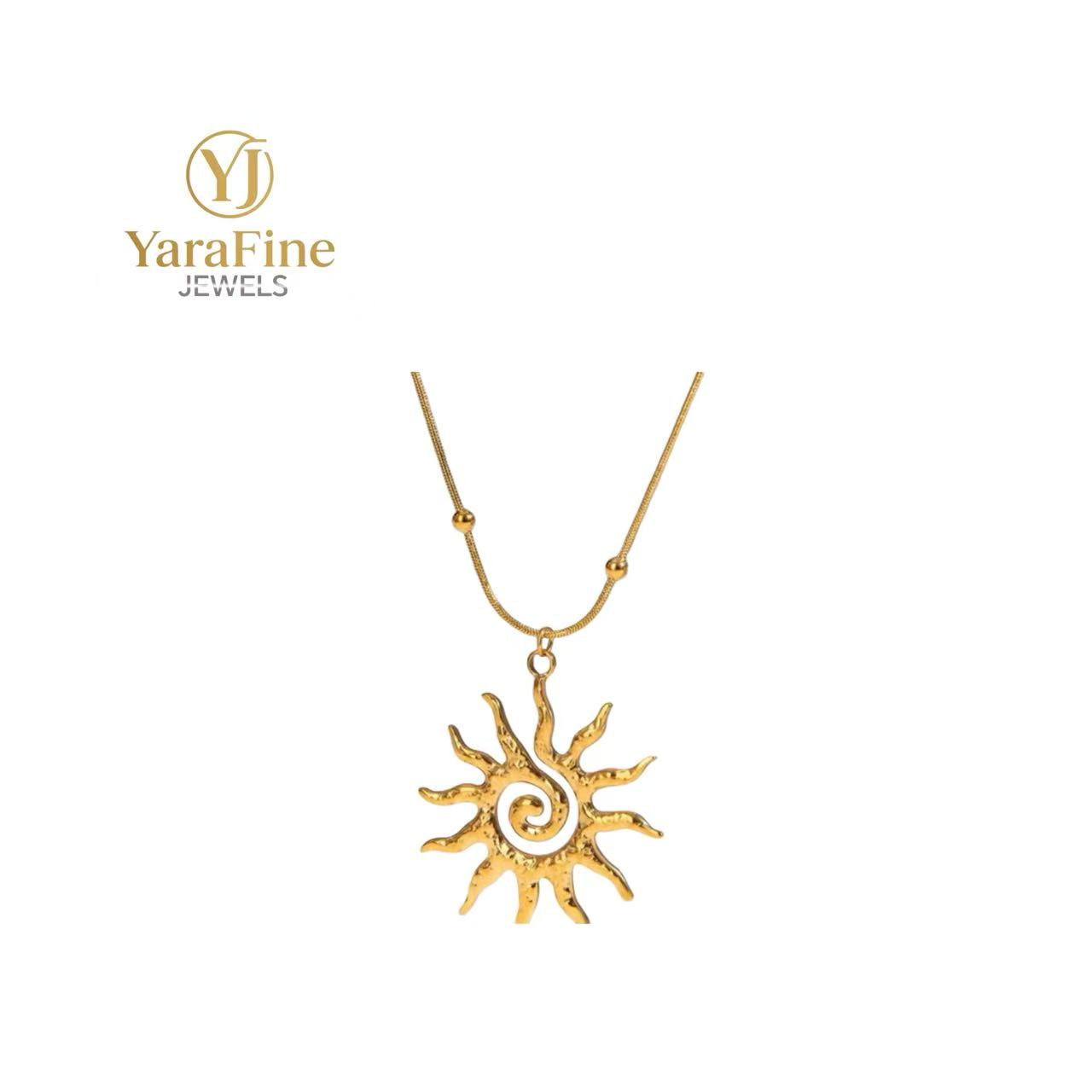Sunburst Pendant Necklace