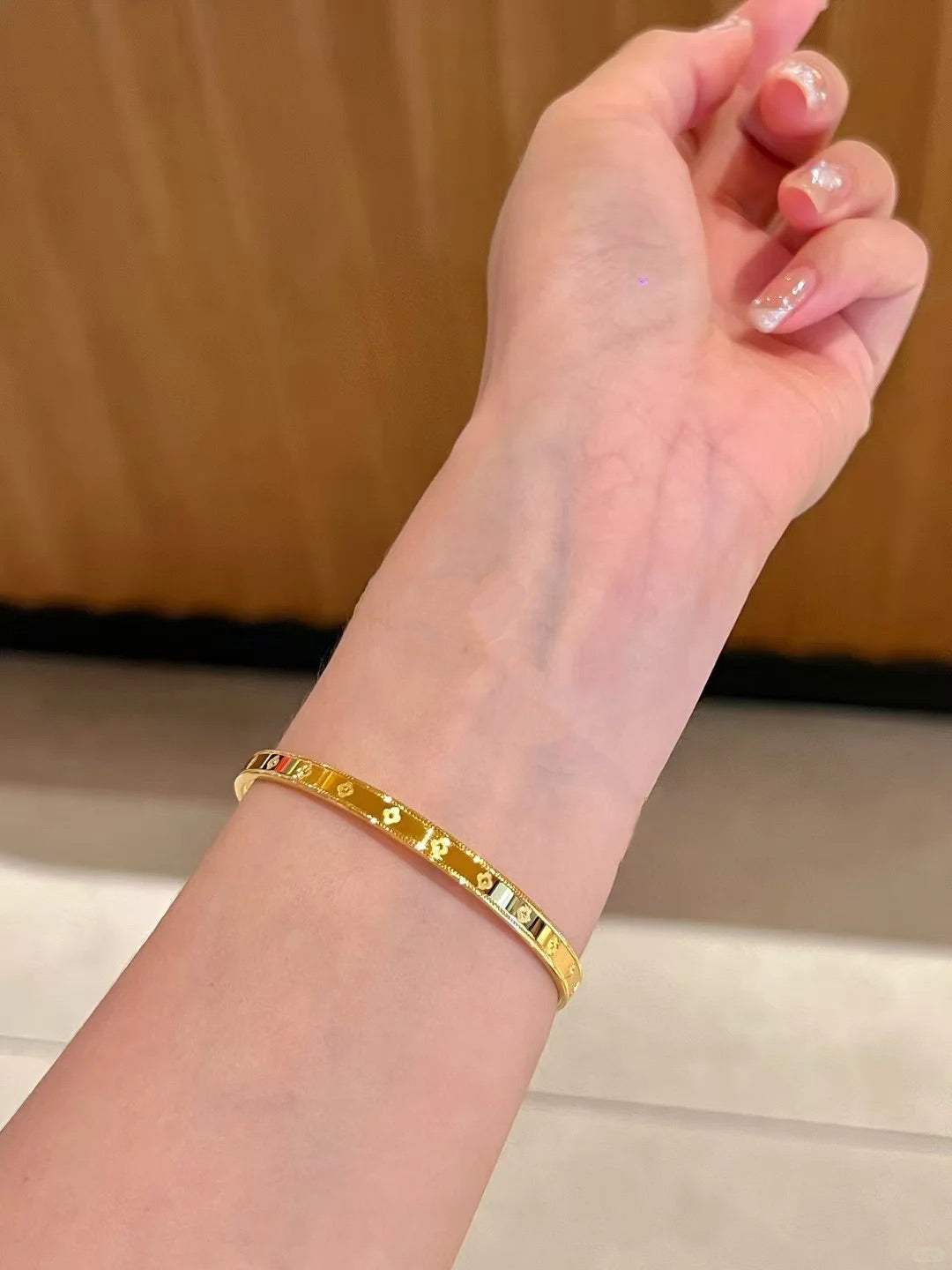 GoldLeaf Bangle