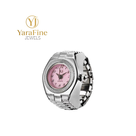 Retro Punk Mini Watch Ring