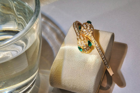 Serpent Diamond - Encrusted Bracelet