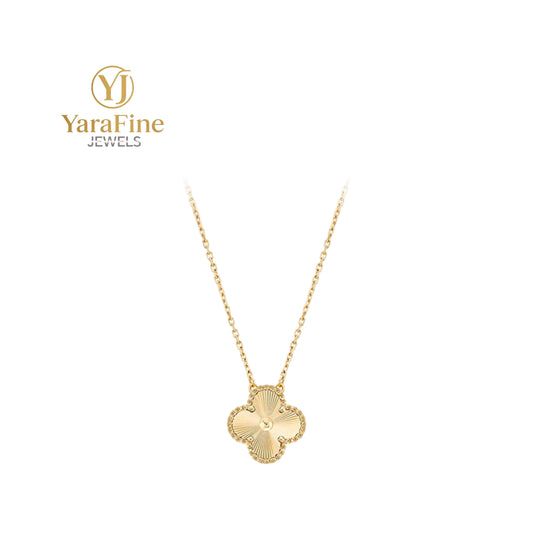 18K Gold - Plated Five - Flower Necklace