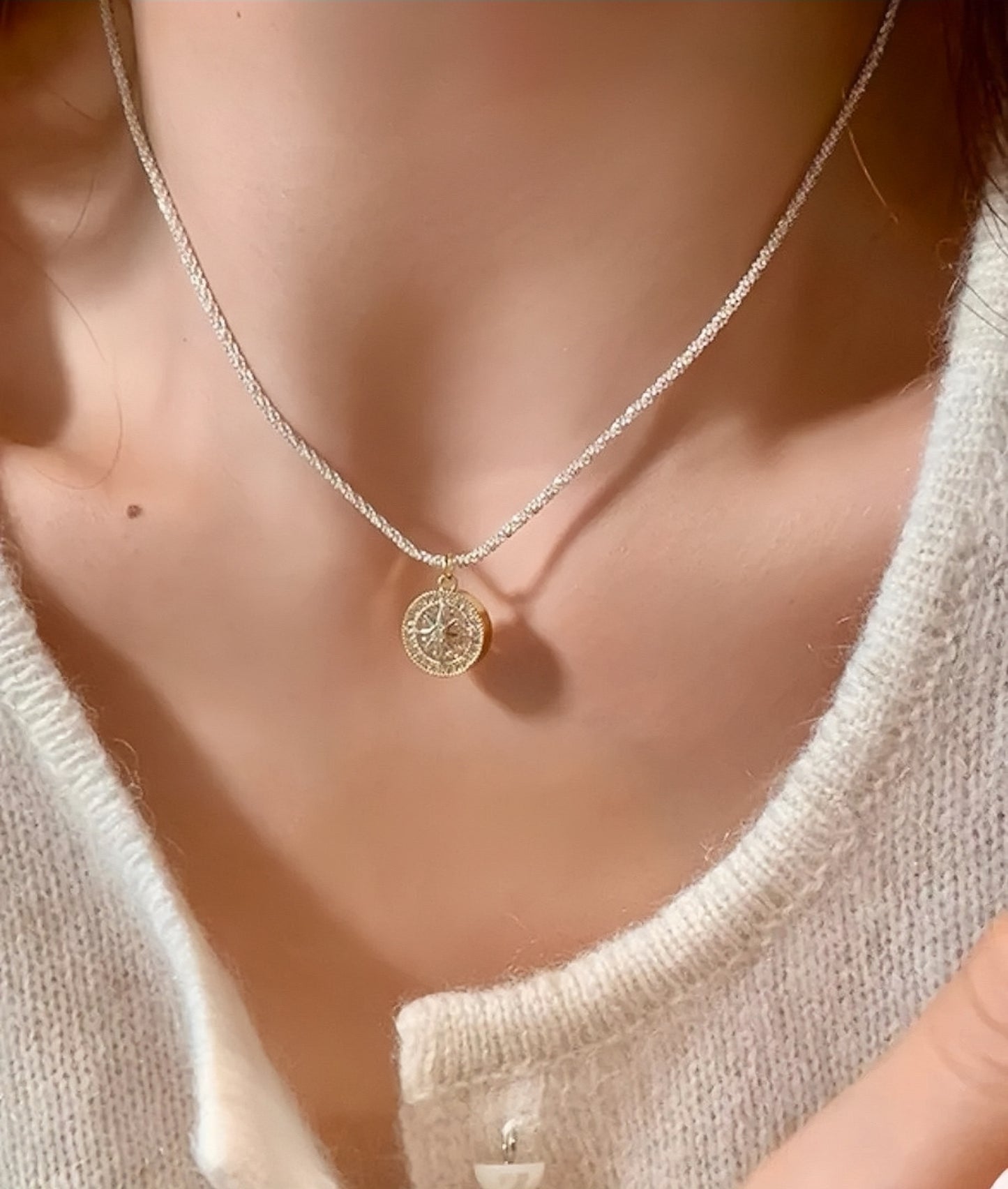 Compass Star Diamond Necklace