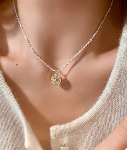 Compass Star Diamond Necklace