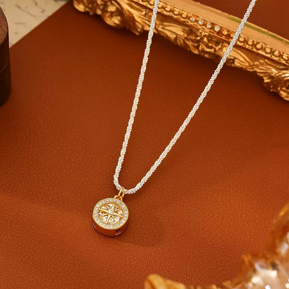 Compass Star Diamond Necklace