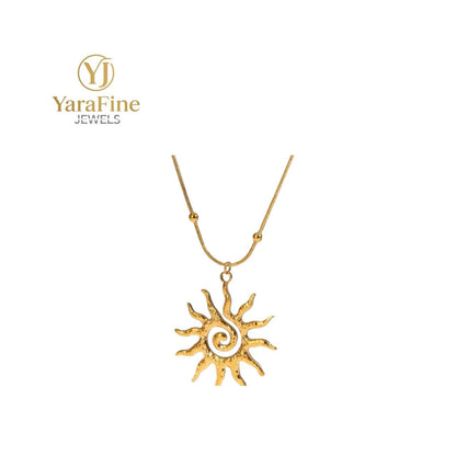Sunburst Pendant Necklace