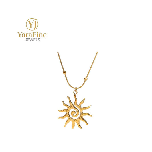 Sunburst Pendant Necklace
