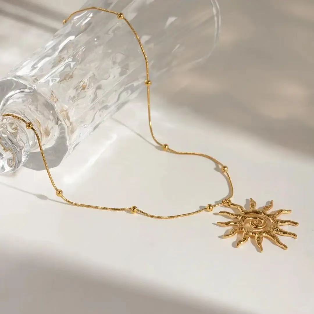 Sunburst Pendant Necklace