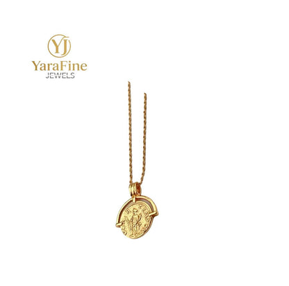 Roman Coin Pendant Necklace