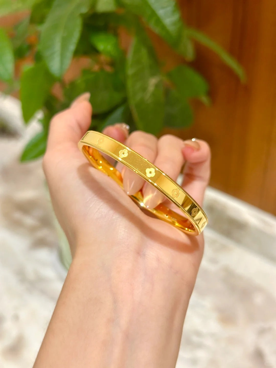 GoldLeaf Bangle