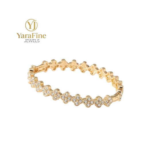 Clover Diamond - Encrusted Bracelet